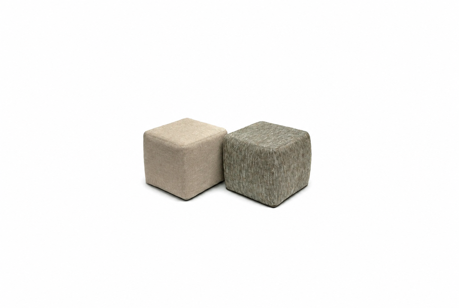 Square Soft Pouffe Small Large