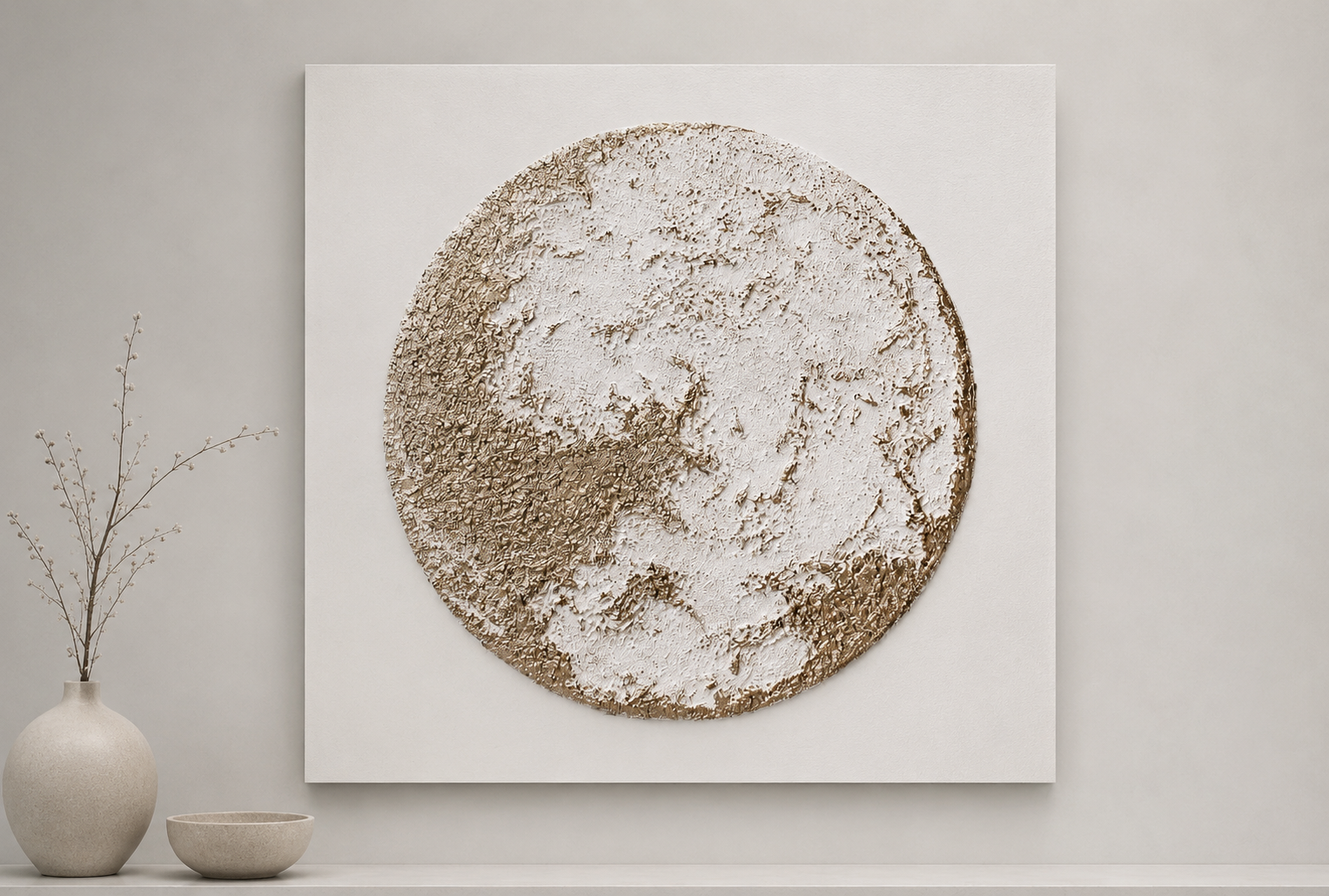 Painting "White moon"