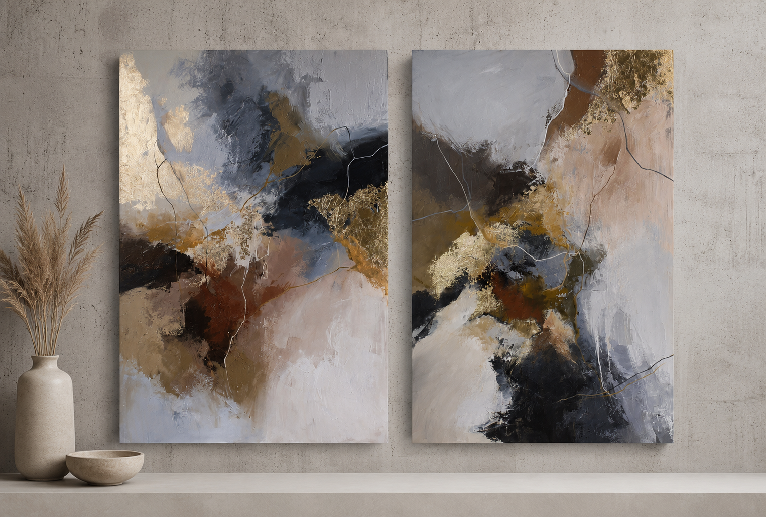 Painting "Rime Set"