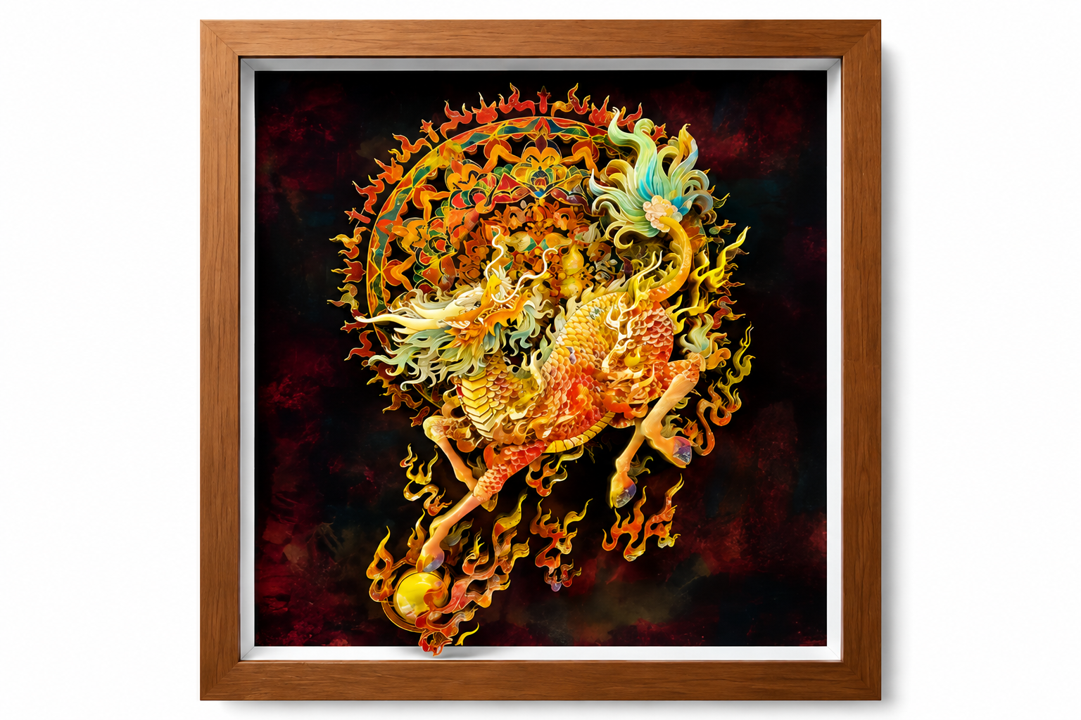 Chinese Auspicious Dragon Wall Art