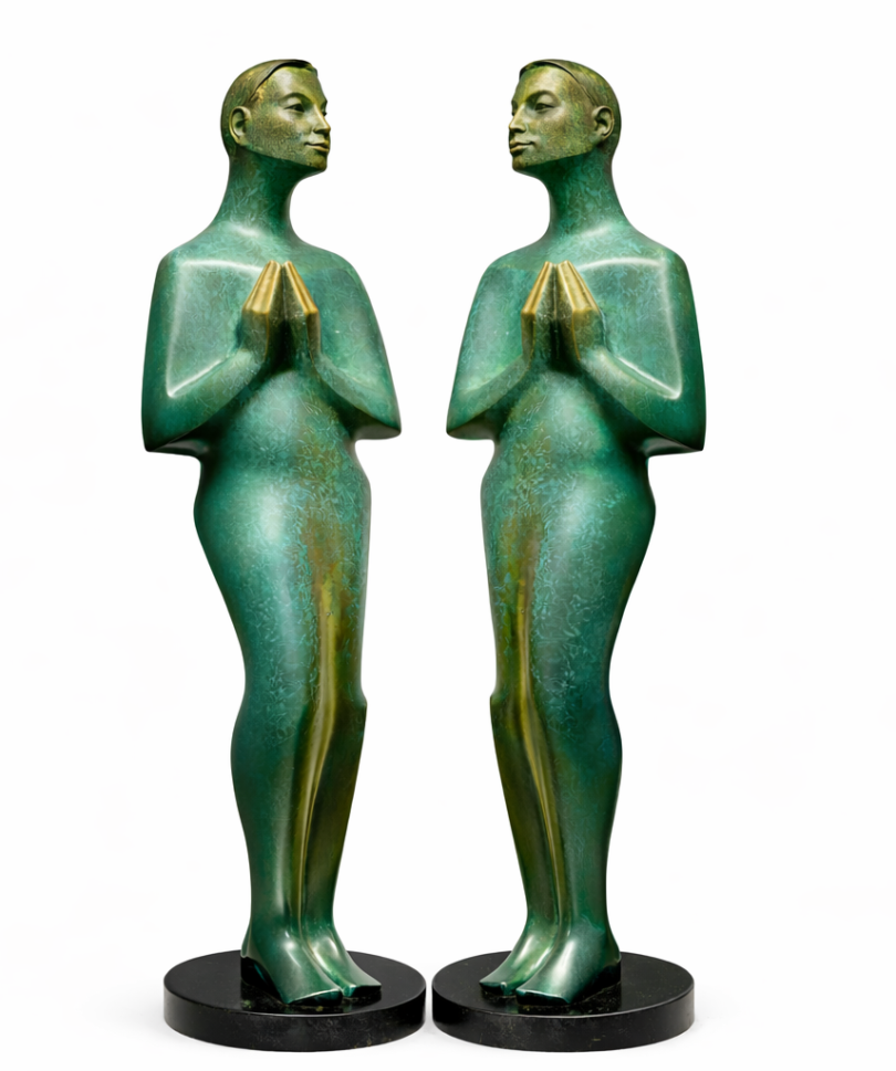 Al Moumtan – Bronze Art Sculpture by Rana Ajam