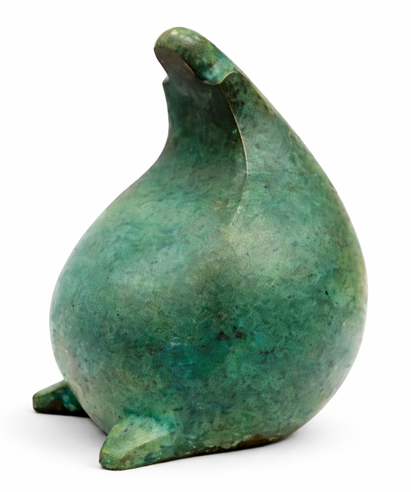 Quarantine Woman – Bronze Sculpture by Eman Barkat