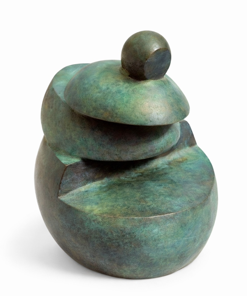 Quarantine Man – Bronze Sculpture by Eman Barkat