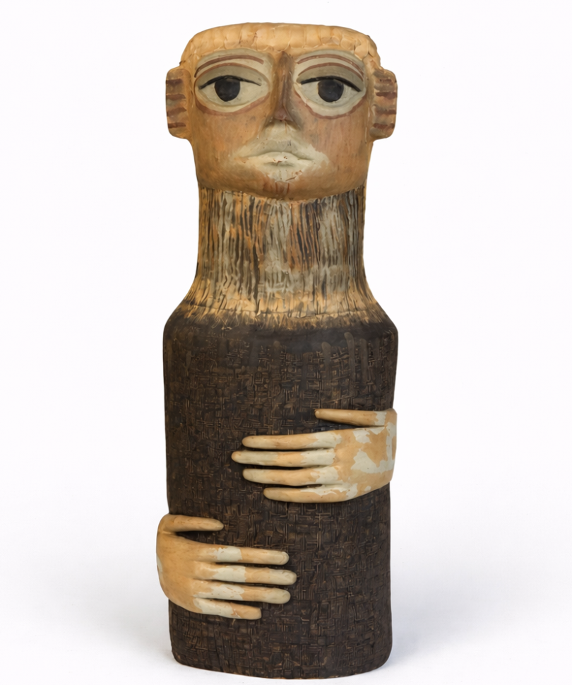 Terracotta Figure Sculpture by Engy Omara