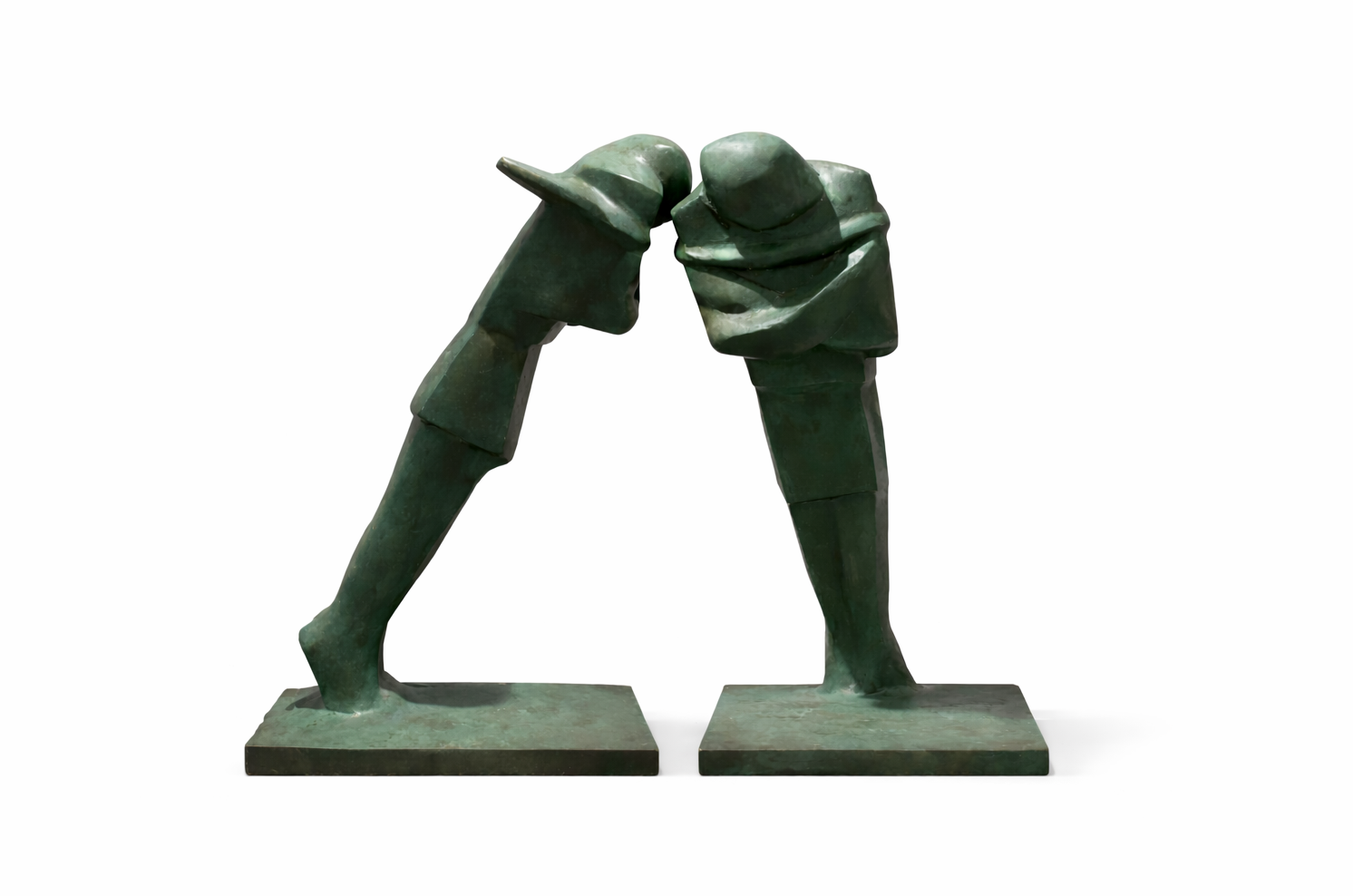 The Boatman – Bronze Sculpture by Mahmoud Hussian Hagras