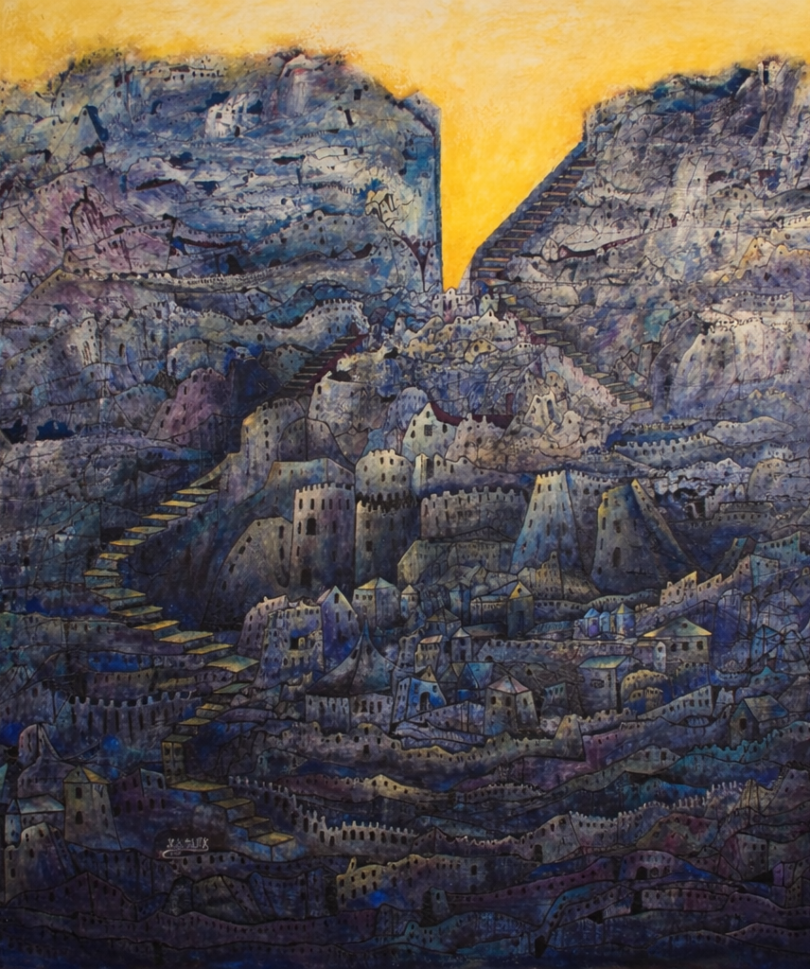 Mystical City in Rocky Mountains