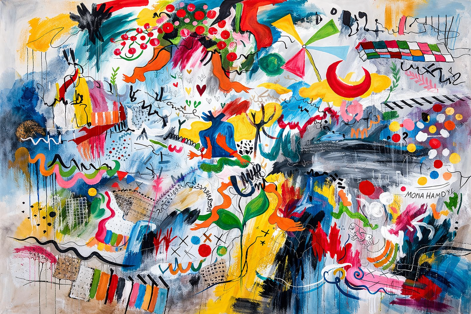 Colorful Chaos In Dynamic Abstraction